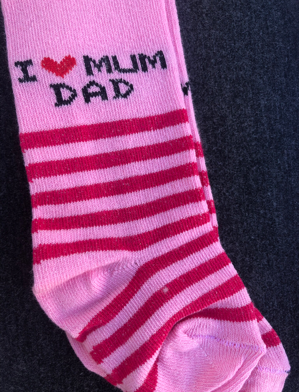 Колготки "I love mum dad", бавовна ТМ "Aleyna"