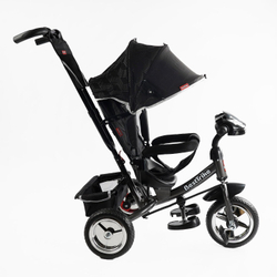 Дитячий триколісний велосипед Best Trike 6588 піна/фара, з батьківською ручкою