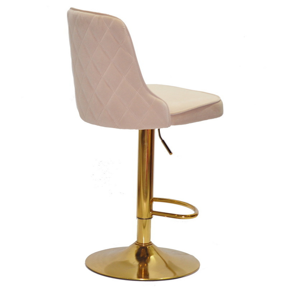 Стільчик для візажу Adamo velor Gold