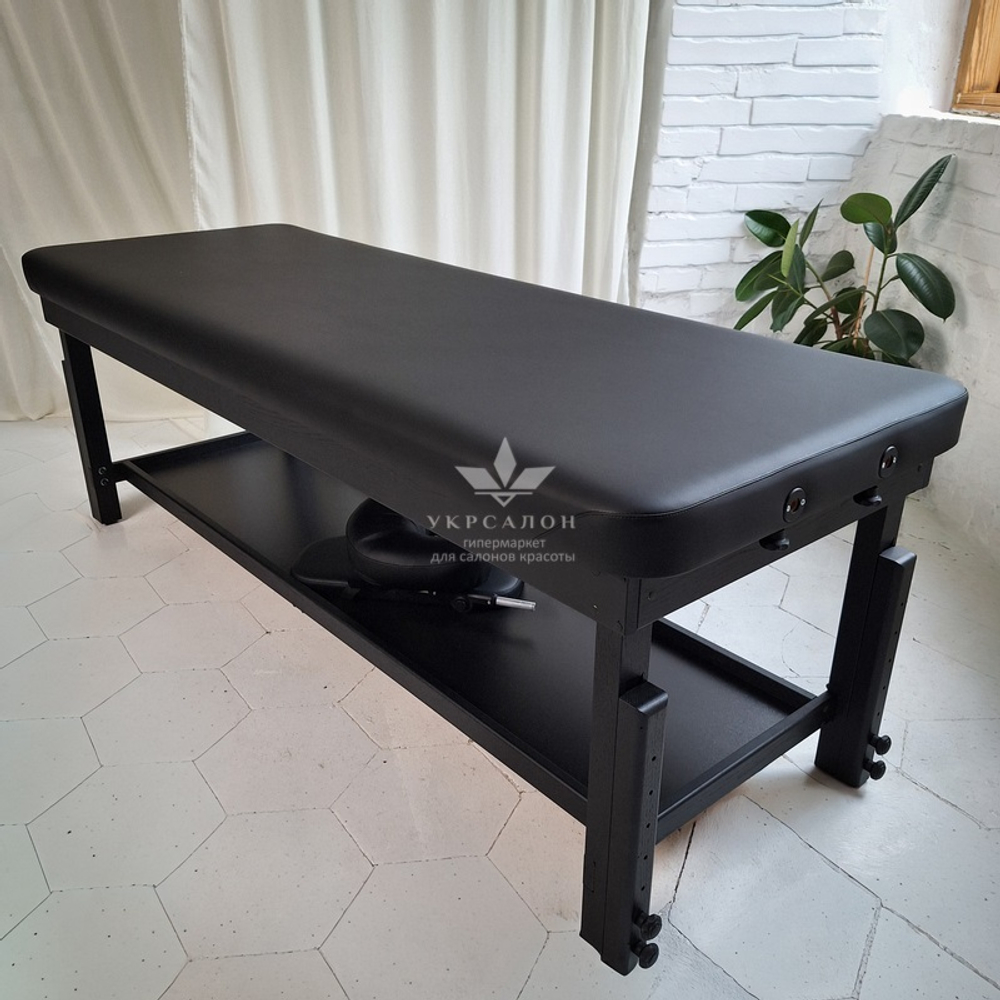 Стационарный массажный стол KP-9 Black
