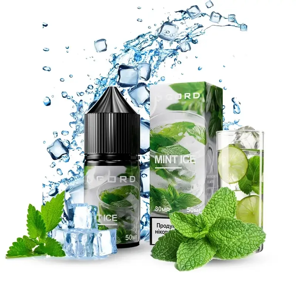 Солевая Жидкость Gord Mint Ice (Горд Ледяная Мята) 30ml 50mg