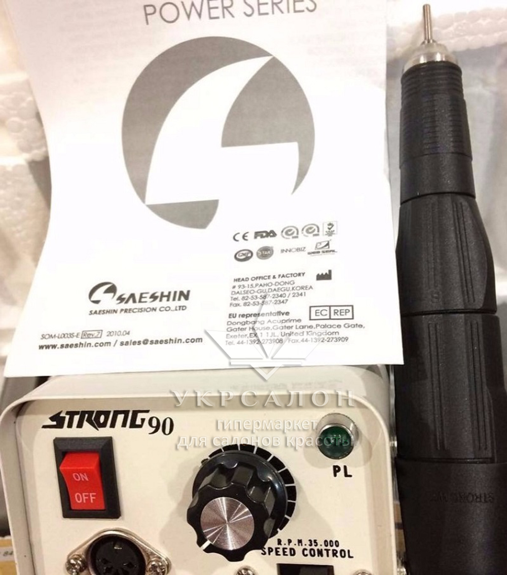 Фрезер для манікюру і педикюру Strong 90-102L