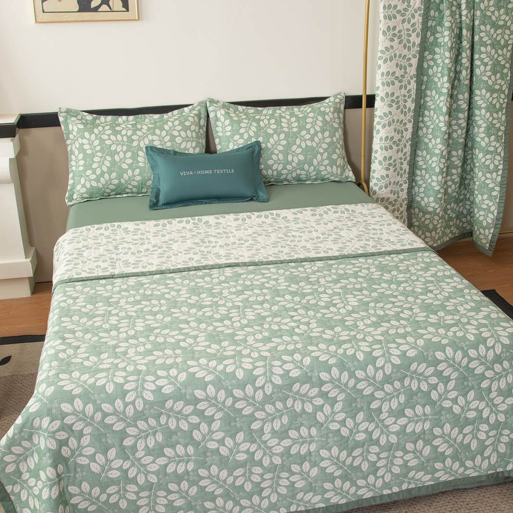 Комплект постельного белья Сатин Aurora Veil с Покрывалом AV006