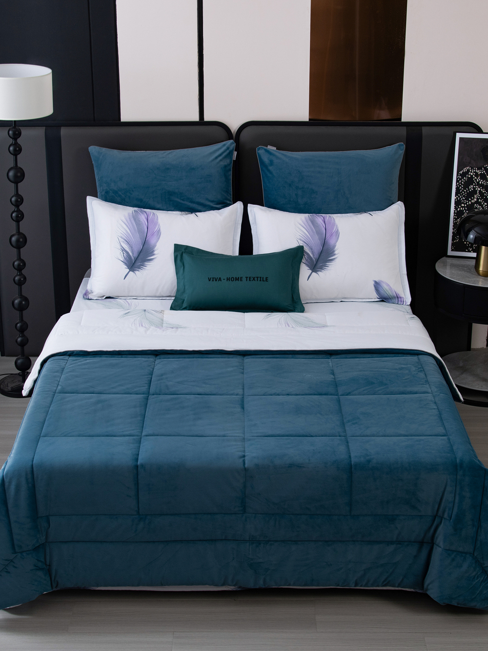 Комплект постельного белья Сатин Velouria Luxe с Одеялом VL018