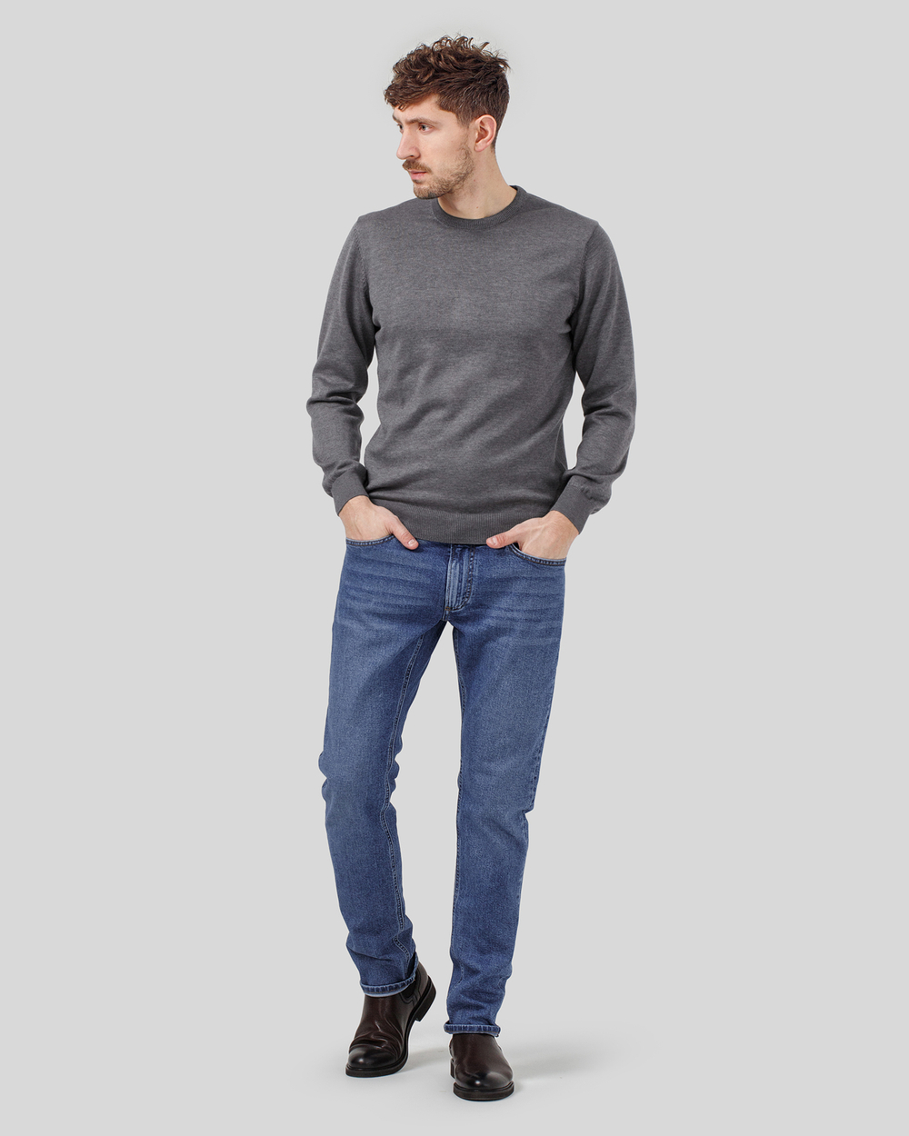 Джинси чоловічі Slim Fit блакитні (арт. 8862300601)