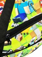 Надувные санки-ватрушки  для катания с горки "Майнкрафт" диаметр 100 см. (Оксфорд, ПВХ)