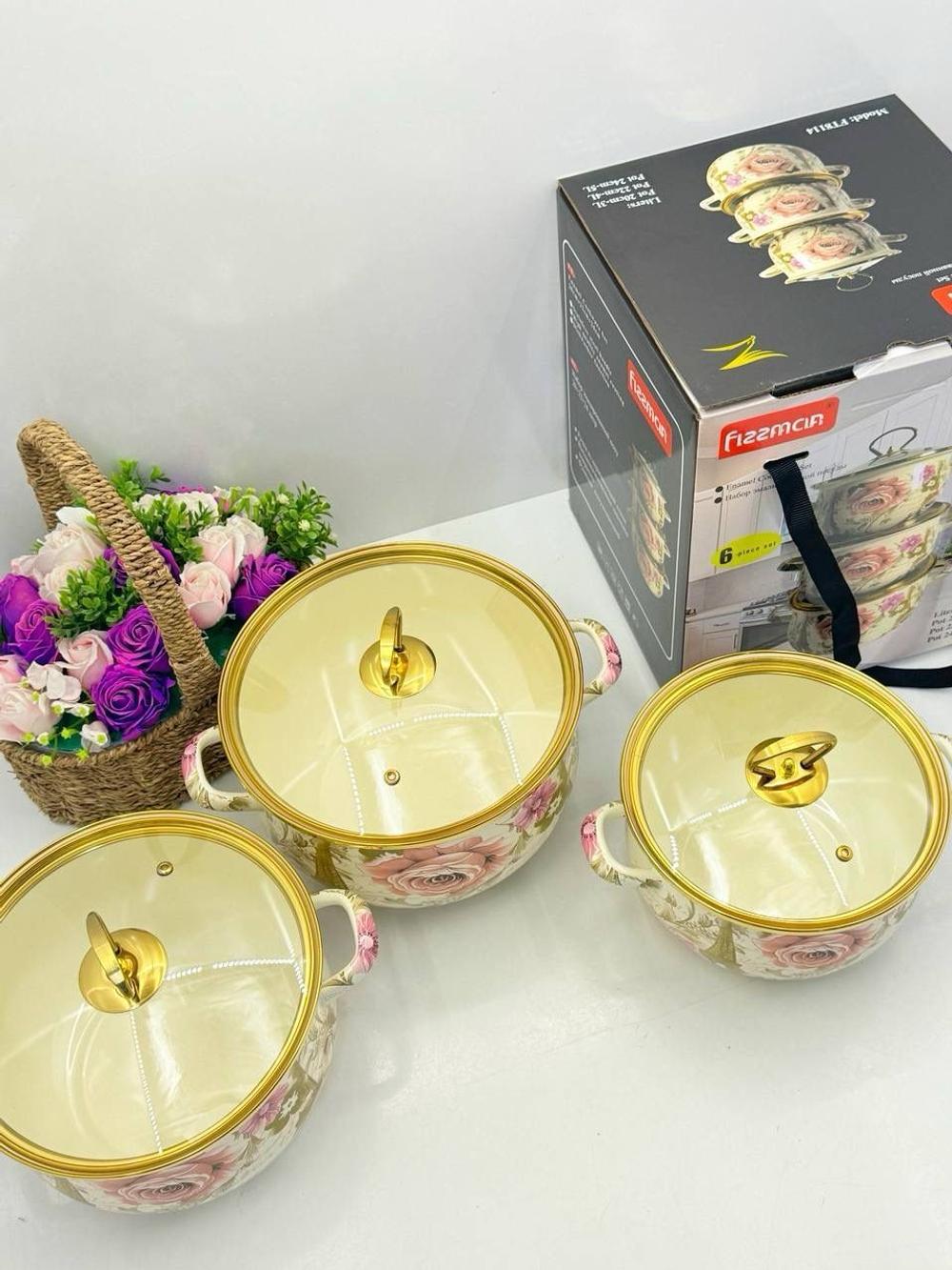 Набор кастрюлей Fissman 8114