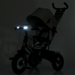 Дитячий триколісний велосипед Turbo Trike MT 1006 гумові колеса