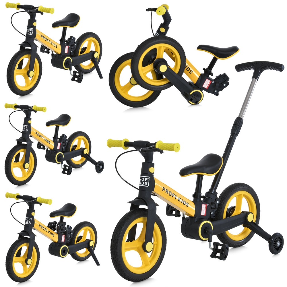 Детский велосипед-трансформер Profi Kids MB 1021 с родительской ручкой