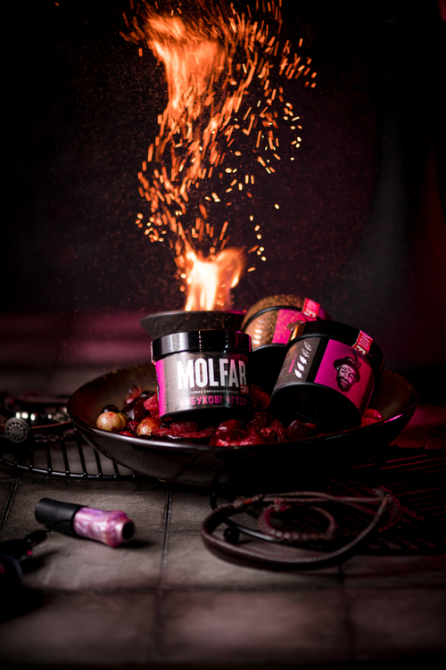 Табак Molfar Взрывные Ягоды (Мольфар Малина Голубика Волчья Ягода Айс) | Chill Line 40г | 100г