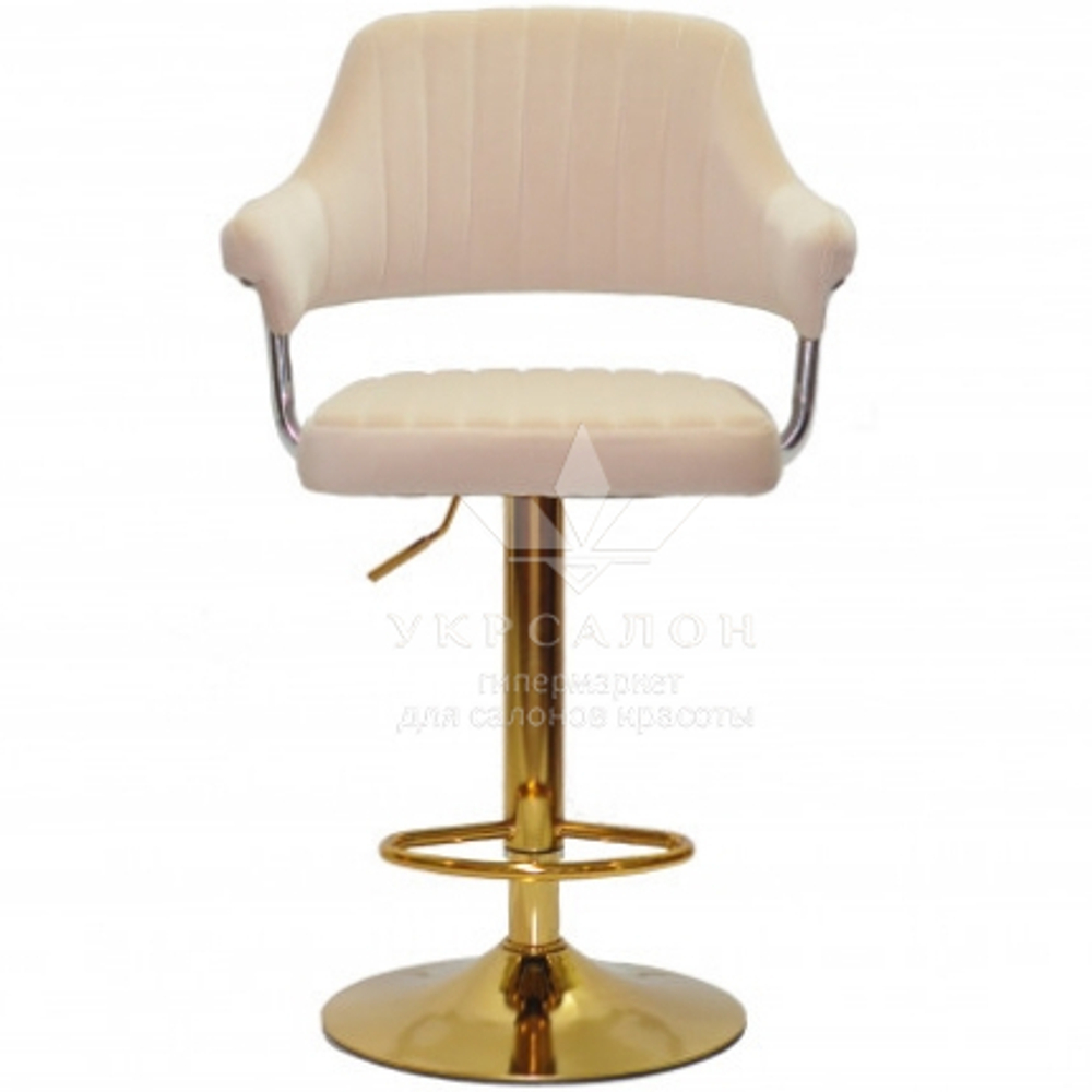 Стільчик для візажу Jef velor Gold