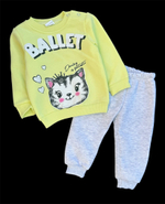 Костюм 2в1: світшот, штани "Ballet", трьохнитка з начосом ТМ "BNN"