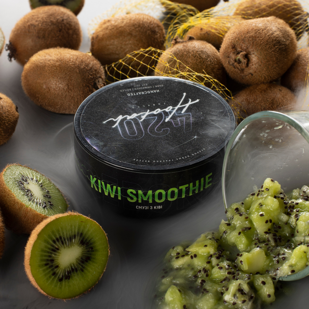 Купить табак для кальяна 420 Киви Смузи (Kiwi Smoothie) недорого с быстрой доставкой