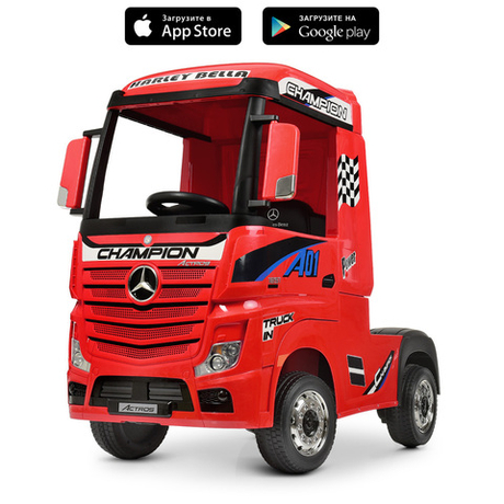 Дитячий електромобіль вантажівка Mercedes Actros M 4208EBLR-3