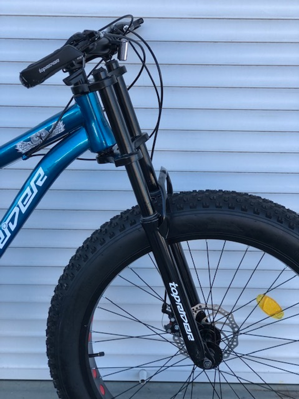 Велосипед горный двухподвесный фэтбайк 26 дюймов Toprider 620, рама 17"