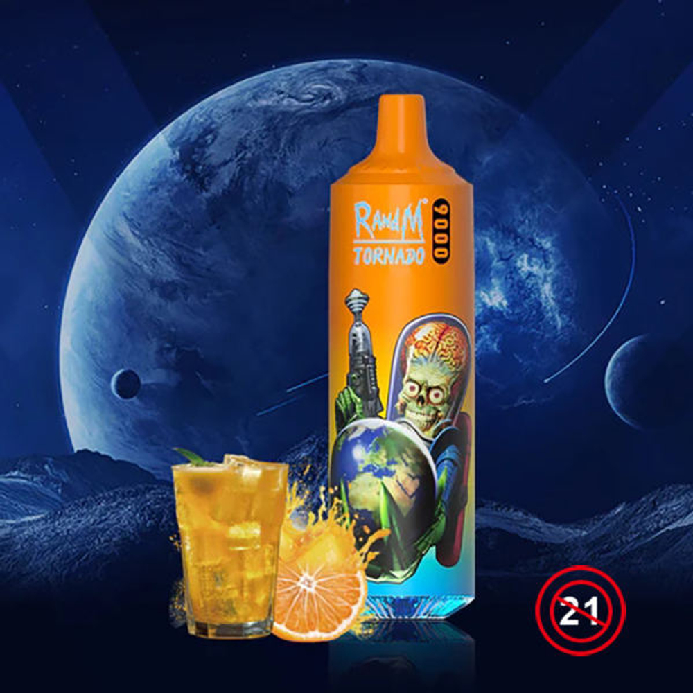 RandM Tornado 9000 Orange Soda 5% nic