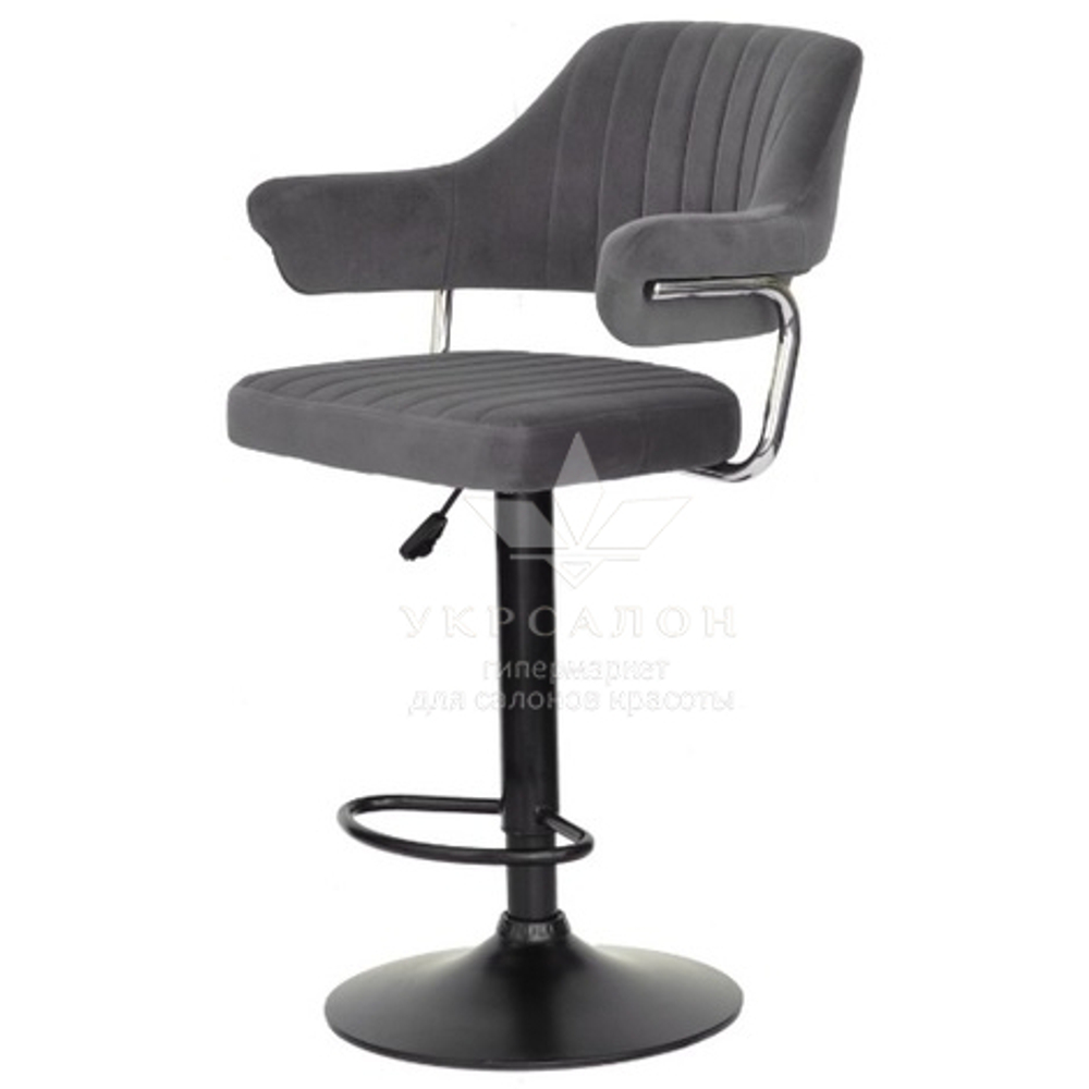 Стілець для візажу Jef velor black