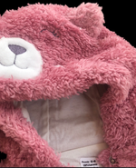 Ромпер із капюшоном "Bear", набивна махра ТМ "Ля-ля"