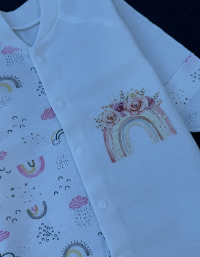 Чоловічок "Rainbow", футер ТМ "Happy TOT" (56 см)