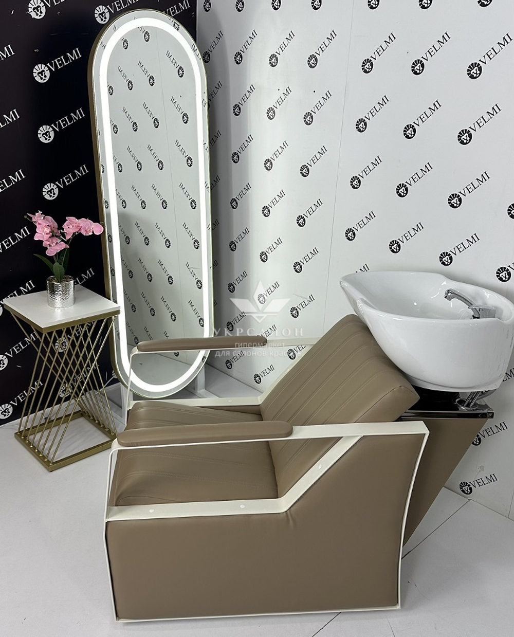 Перукарська мийка Bronx Lux White