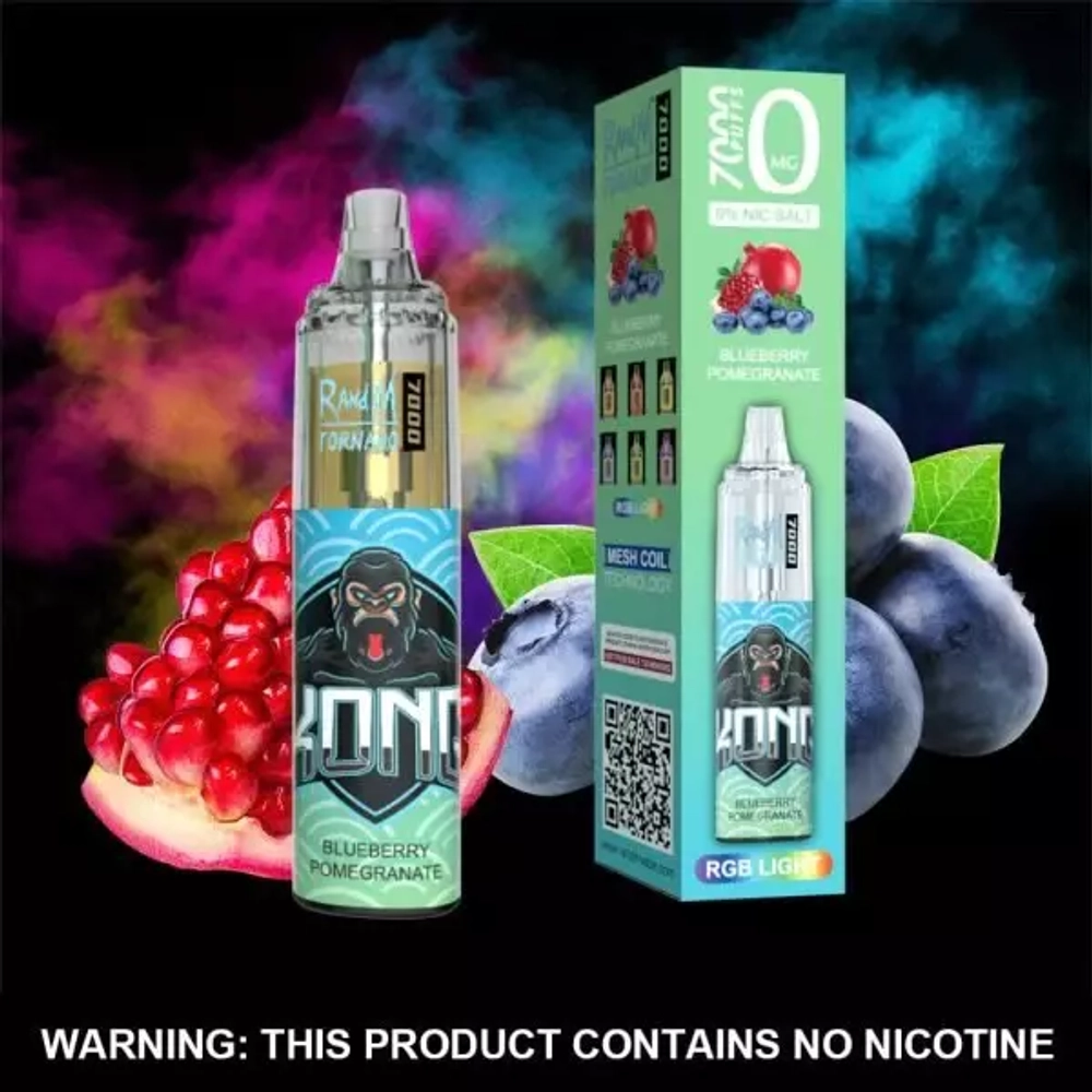 RandM Tornado 7000 Blueberry Pomegranate 5% nic