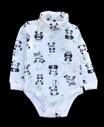 Боді-водолазка, футер "Пупчик" (86 см)