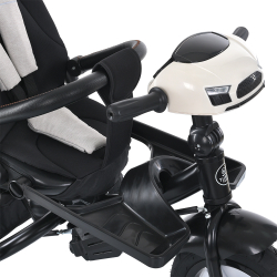 Дитячий триколісний велосипед Turbo Trike MT 1007 гумові колеса