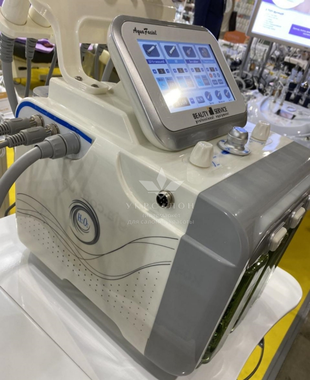 Апарат для гідропілінгу AquaFacial 8-в-1 з LED-маскою