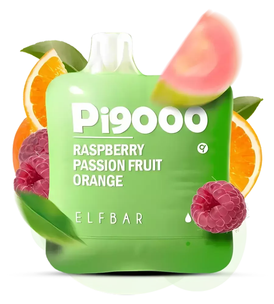 ELF BAR Pi9000 Raspberry Passionfruit Orange 5% nic
