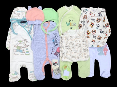 Гарний набір одягу для новонароджених, якісний одяг для немовлят, зима, зріст 62 см, бавовна