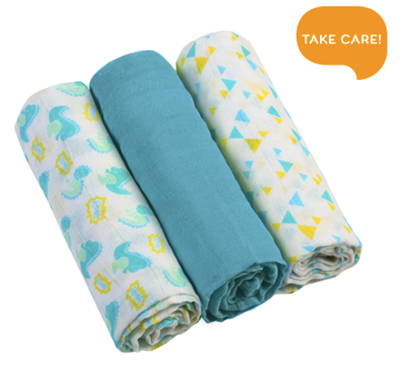 Пелюшки МУСЛІНОВІ суперм'які BabyOno