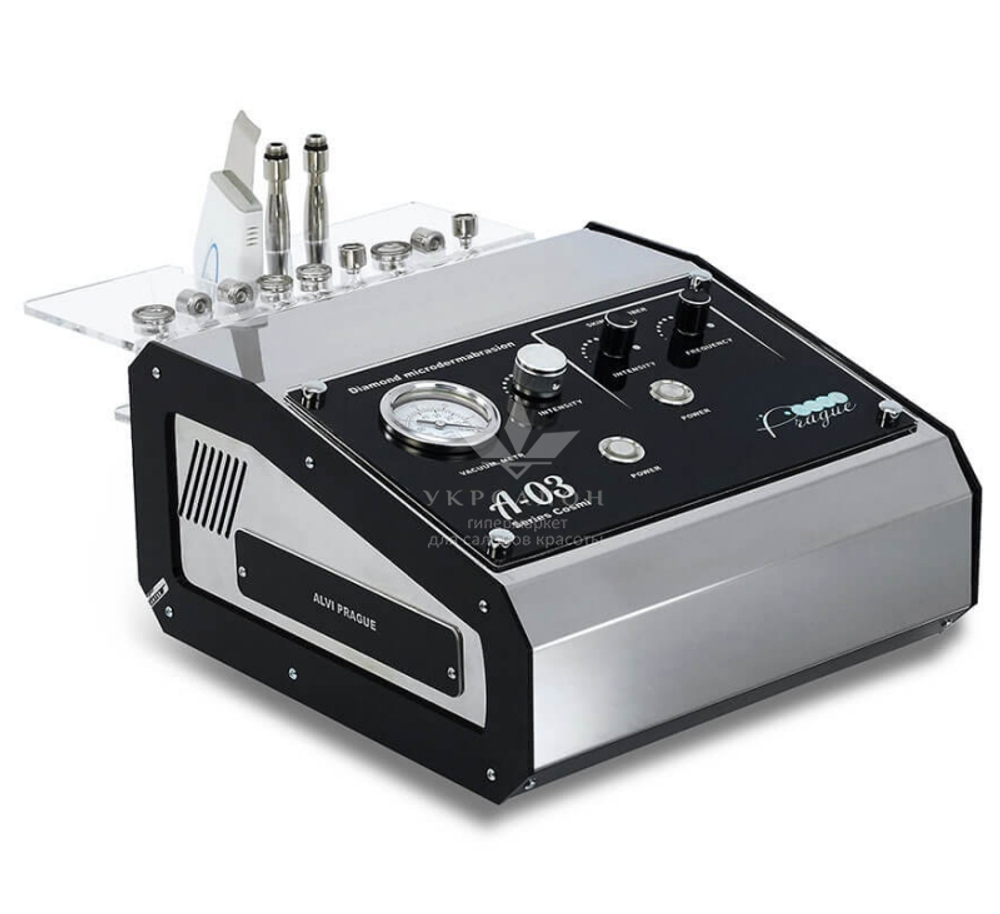 Апарат алмазної мікродермабразії + уз-скрабер A-03 (2 в 1)