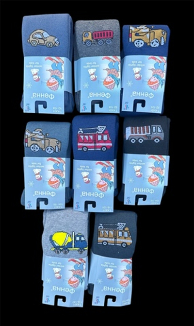 Колготки, "Car", котон на махрі ТМ "Фенна"