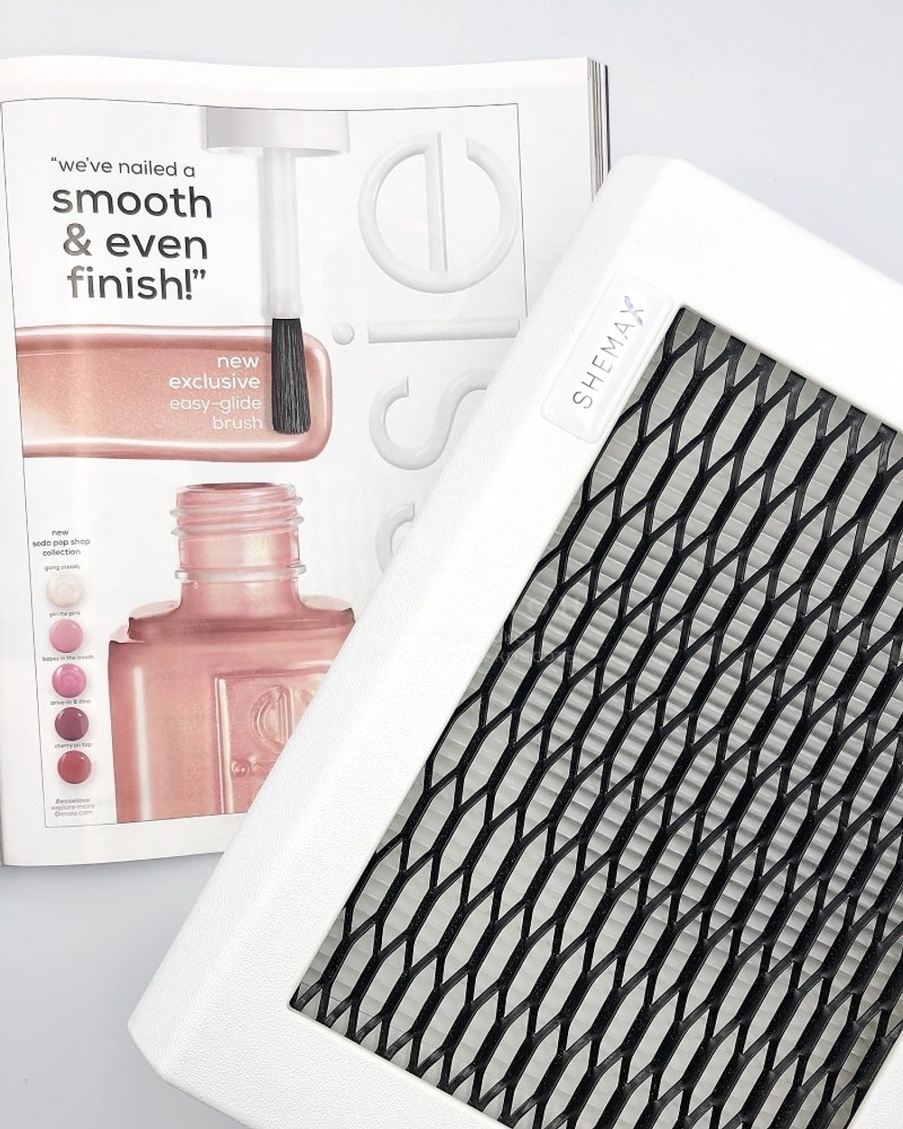 Настольная вытяжка для маникюра с фильтром SheMax, 66 ватт