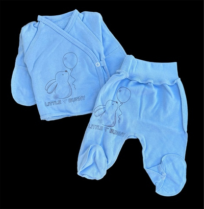 Комплект 2в1: льоля, повзунки "Зайчик", футер ТМ “UA” (56 см)