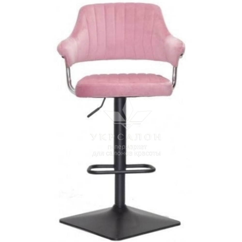 Стільчик для візажу Jef Black quadro Velor