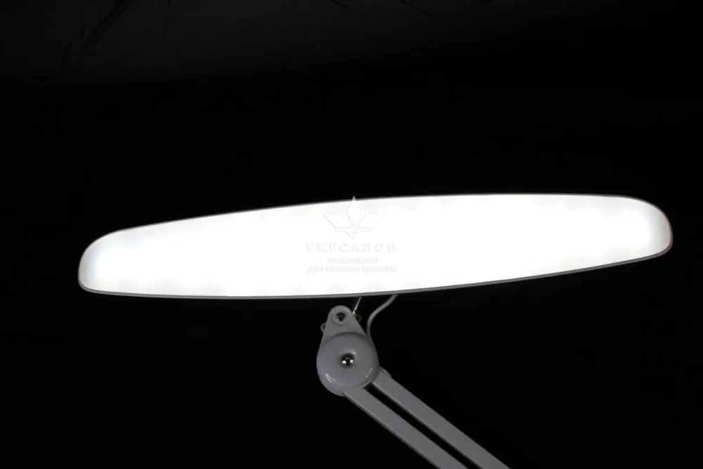 Настільна світлодіодна безтіньова Led лампа на струбціні Starlet 9501, 24 Вт, біла