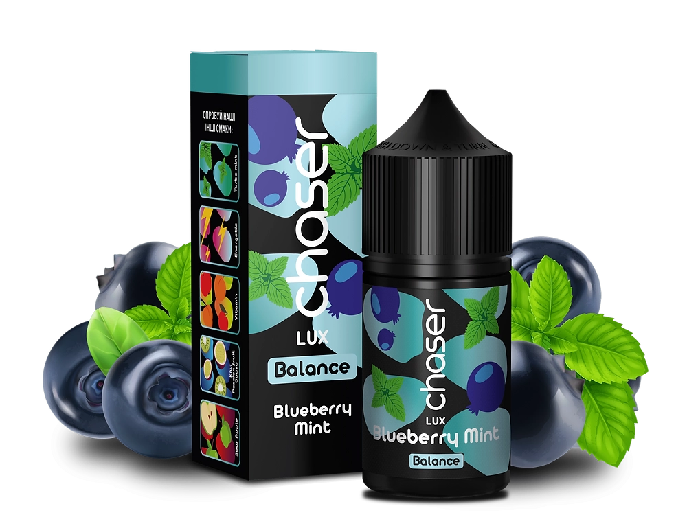 CHASER LUX Blueberry Mint (5%nic, 30ml)