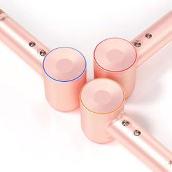 Комплект фен Laifen Swift Premium профессиональный с сумкой, 2 насадки, розовый