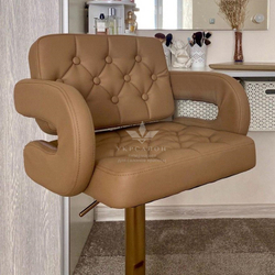 Стільчик для візаж Ralf gold