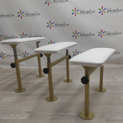 Подставка для педикюра Tertio 7 с регулировкой высоты на золотых ножках