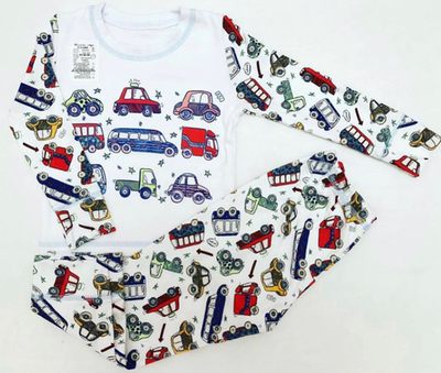 Костюм для дому та сну (піжама) "Avto", бавовна "ML" (134 см)