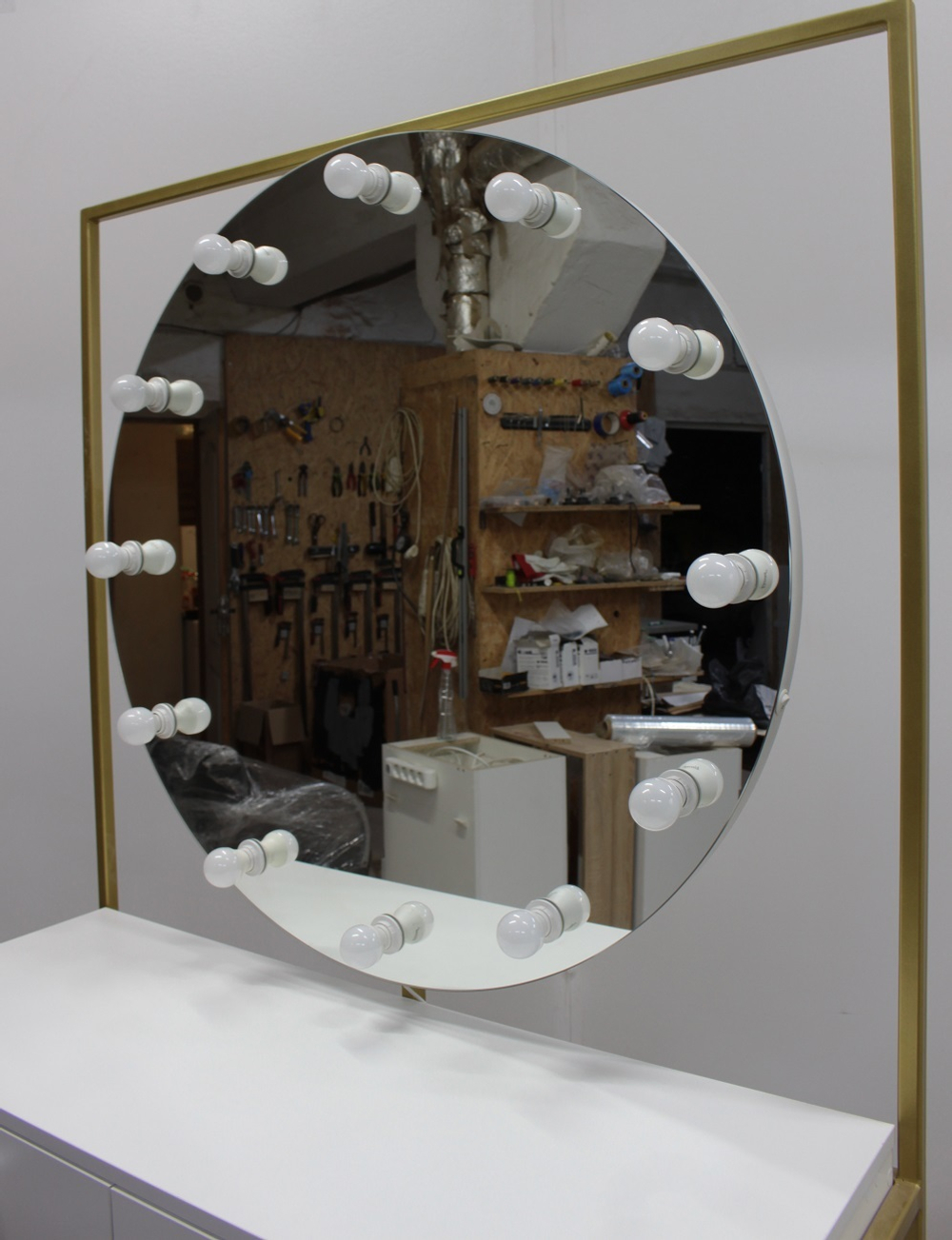 Визажное зеркало Loft 10 с подсветкой