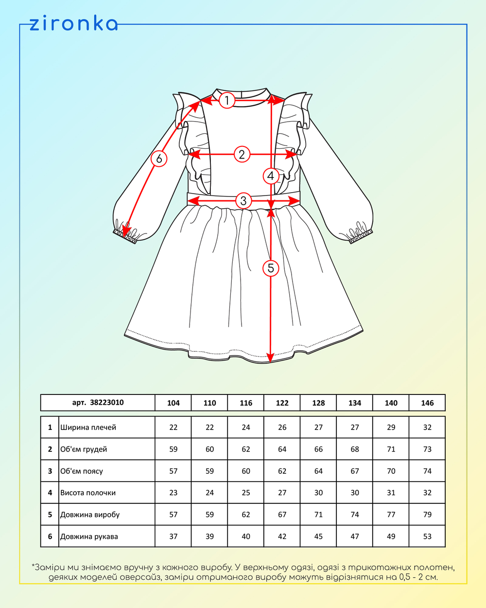 Сукня зелена для дівчинки (арт. 3822301001)