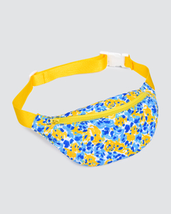 Бананка  c принтом Yellow-blue flowers (M) (арт. 7922500209)