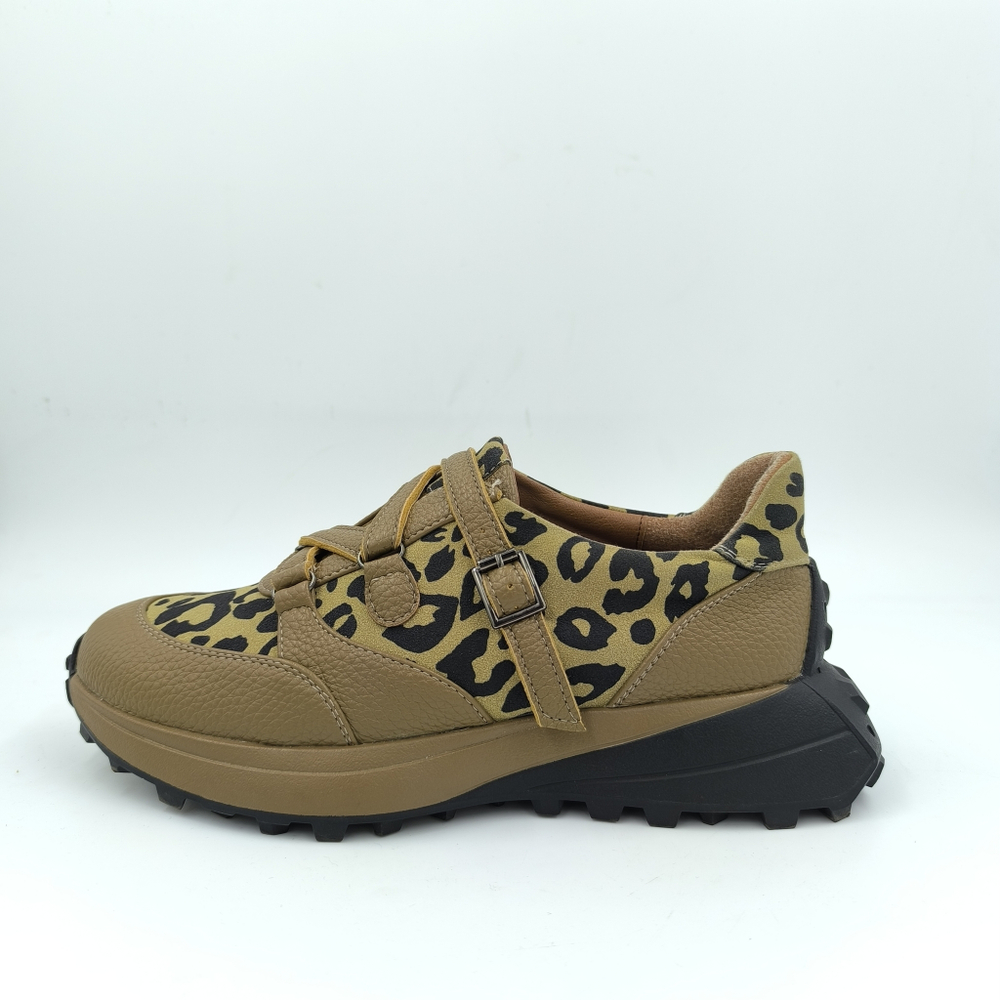 Женские кроссовки с леопардовым принтом — эффектный стиль и комфорт каждый день/37 размер