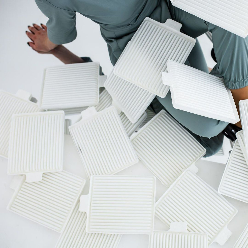 Комплект універсальних 5 штук HEPA фільтрів для витяжок Teri