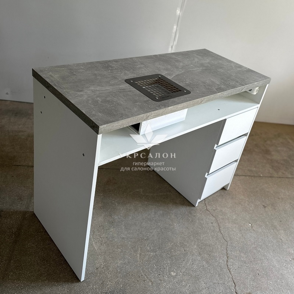 Маникюрный стол Mark SM-100 с нишей и вытяжкой