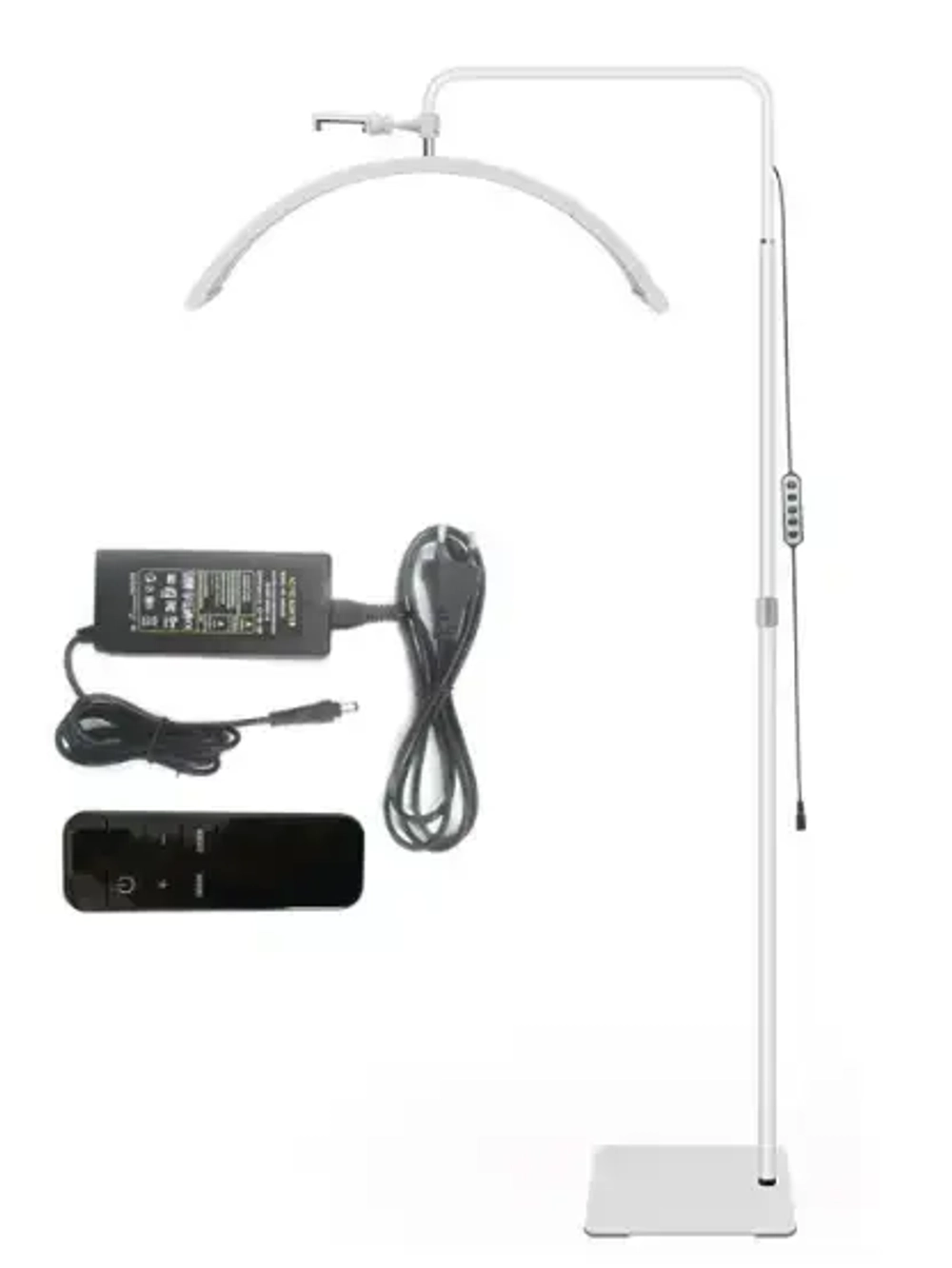 Безтіньова Led лампа для бьюті майстра універсальна HD-M40X 36W квадрат, white