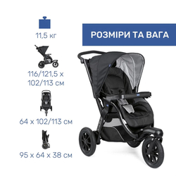 Универсальная коляска 2 в 1 Chicco Activ3